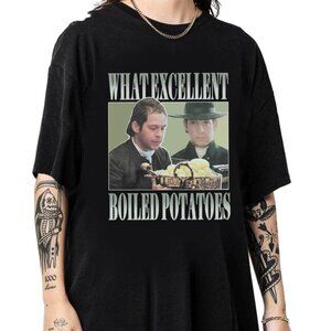 Pride Prejudice Darcy Shirt Vintage Boiled Potatoes Meme Graphic Fan Gift Retro